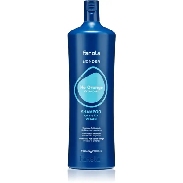 Fanola Fanola Wonder No Orange Shampoo шампоан неутрализиращ оранжевите оттенъци 1000 мл.