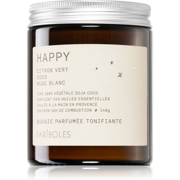 FARIBOLES FARIBOLES Green Happy ароматна свещ 140 гр.
