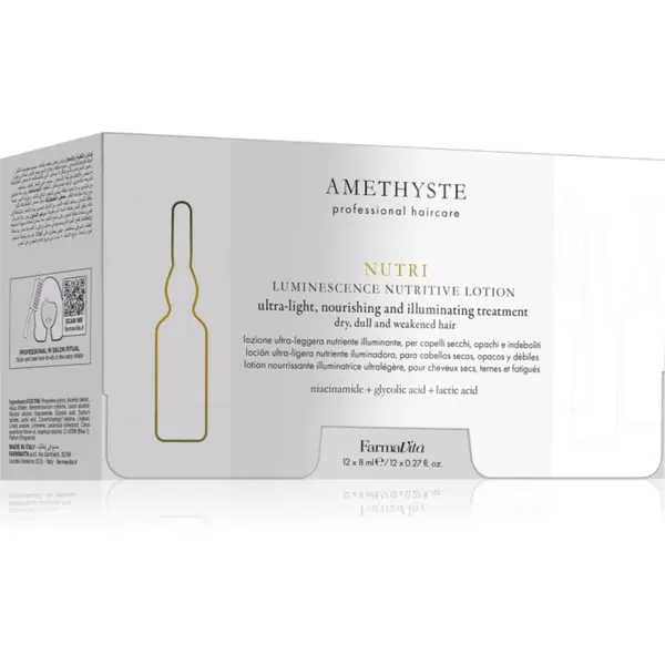 FarmaVita FarmaVita Amethyste Hydrate ампули за хидратация и блясък 12x8 мл.