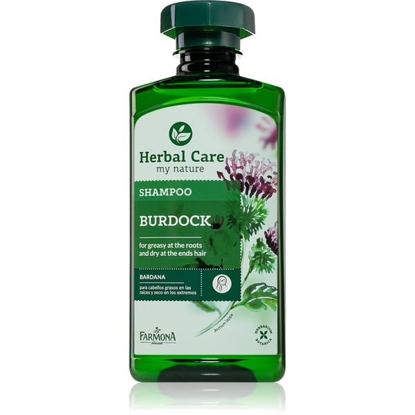 Farmona Farmona Herbal Care Burdock шампоан за мазен скалп и сухи краища на косата 330 мл.