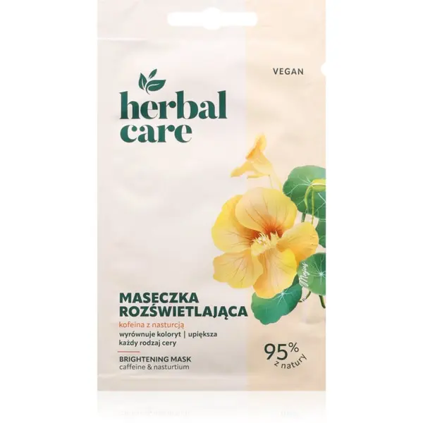 Farmona Farmona Herbal Care Caffeine & Nasturtium освежаваща маска за лице, врат и деколкте 1 бр.