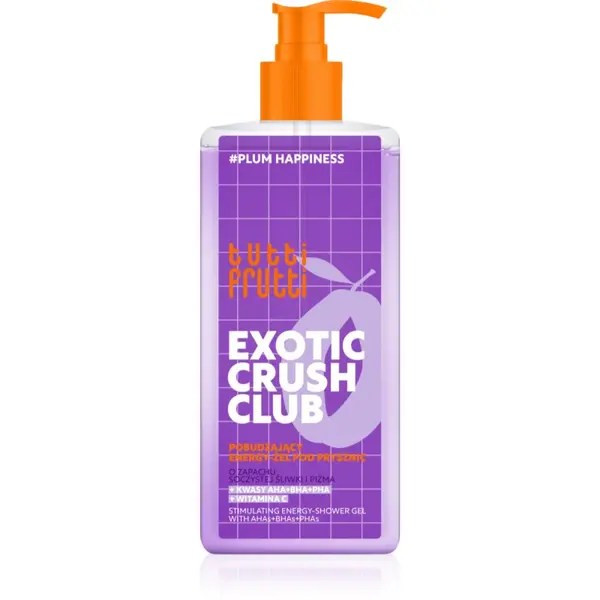 Farmona Farmona Tutti Frutti Exotic Crush Club енергизиращ душ-гел s AHA 400 мл.