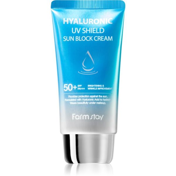 Farmstay Farmstay Hyaluronic UV Shield Sun Block Cream защитен крем за лице с хиалуронова киселина SPF 50+ 70 гр.