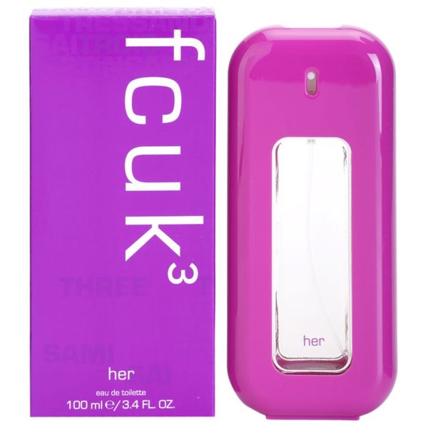 Fcuk Fcuk Fcuk 3 Her парфюмна вода за жени 100 мл.