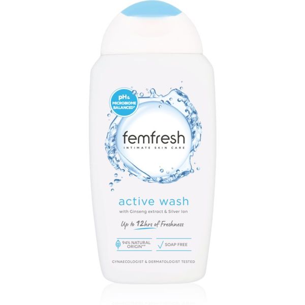 Femfresh Femfresh Active изключително нежна миеща емулсия за интимна хигиена 250 мл.