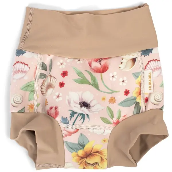 FILIBABBA FILIBABBA Baby Swim Pants Ocean Blossom пелени бански, които се перат 2-3 years 1 бр.