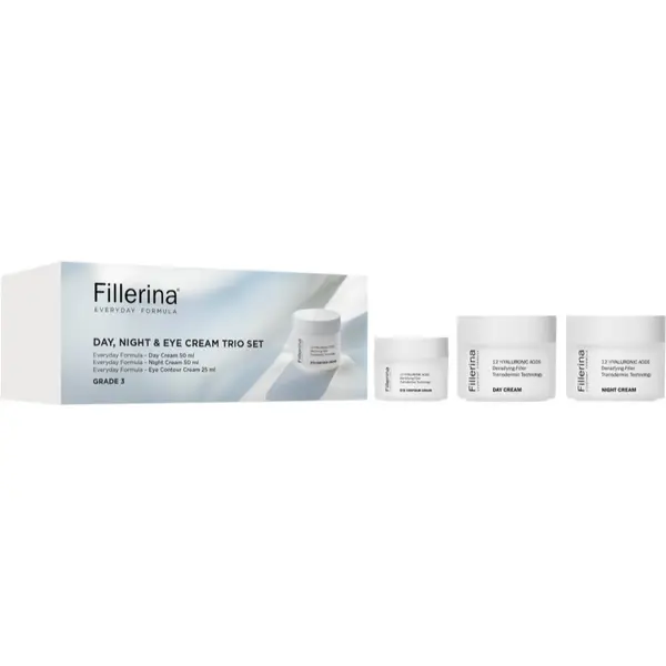 Fillerina Fillerina Everyday Formula Day, Night & Eye Cream Trio Set комплект против бръчки за жени