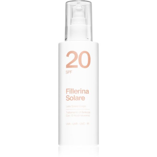Fillerina Fillerina Sun Beauty Latte Solare Corpo слънцезащитен крем за тяло SPF 20 150 мл.