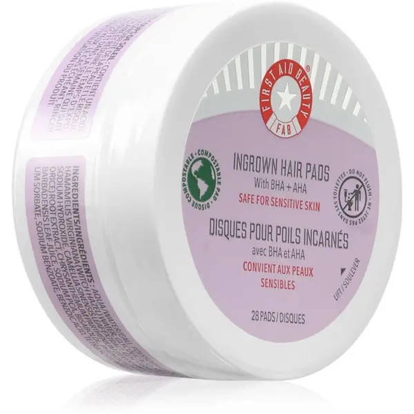 First Aid Beauty First Aid Beauty Ingrown Hair Pads ексфолиращи възглавнички за враснали косъмчета 28 бр.