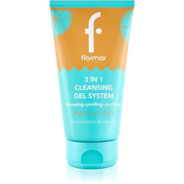 flormar flormar Combination & Oily Skin 3in1 Cleansing Gel почистващ гел 3 в 1 за смесена и мазна кожа 150 мл.