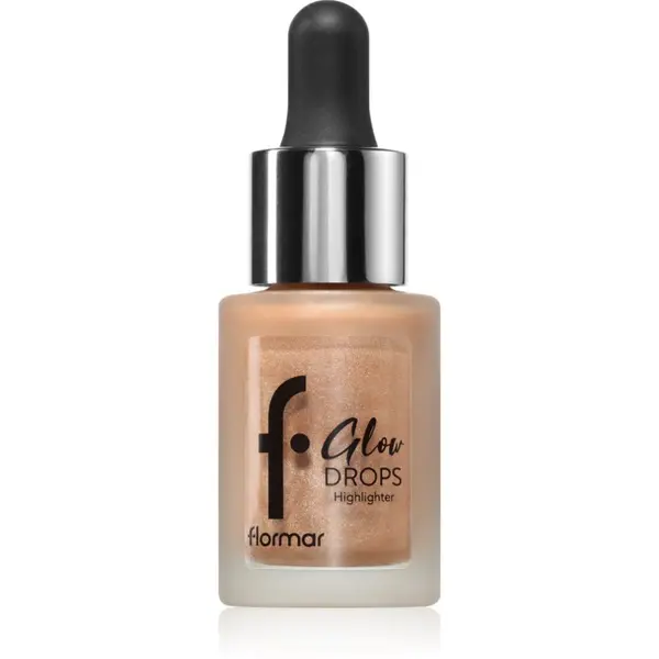 flormar flormar Glow Drops Highlighter течен хайлайтър цвят 001 Moon Glow 14 мл.