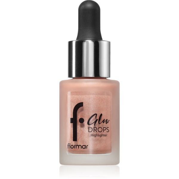 flormar flormar Glow Drops Lip Tattoo течен хайлайтър цвят 002 Sun Glow 14 мл.