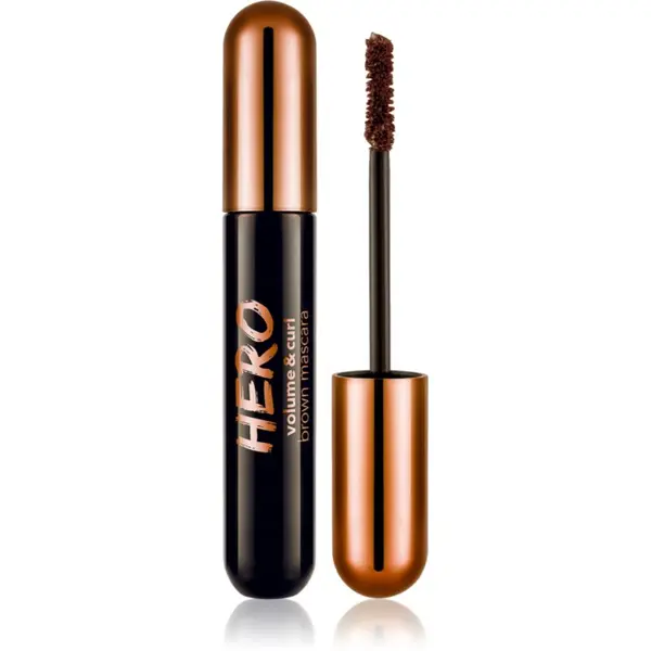 flormar flormar Hero Volume & Curl Mascara спирала за обем и извиване на мигли Brown 10 мл.