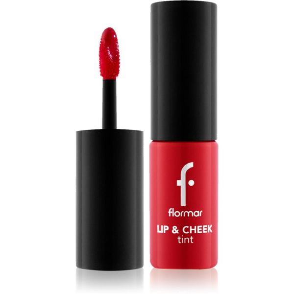 flormar flormar Lip & Cheek Tint течен руж за устни и скули цвят 001 Scarlet Ruby 6.7 мл.