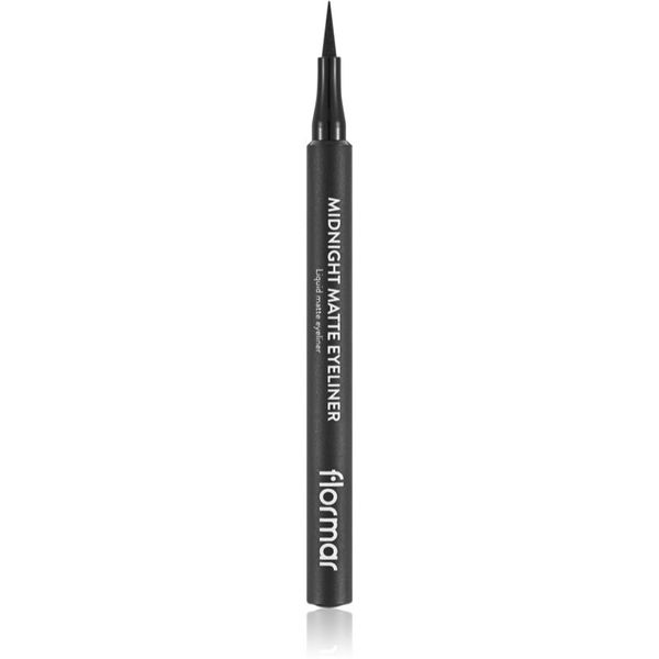 flormar flormar Midnight Matte Eyeliner очна линия писалка с матиращ ефект цвят 01 Black 1,2 мл.