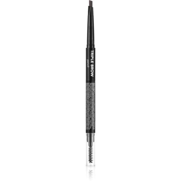 flormar flormar Triple Brow Pencil молив за вежди 3 в 1 цвят 001 Brunette 0.75 гр.