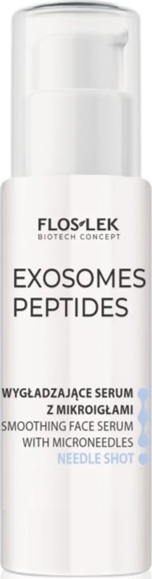 FlosLek Laboratorium FlosLek Laboratorium Exosomes Peptides Smoothing Facial Serum With Microneedles успокояващ серум с микронидълинг 30 мл.