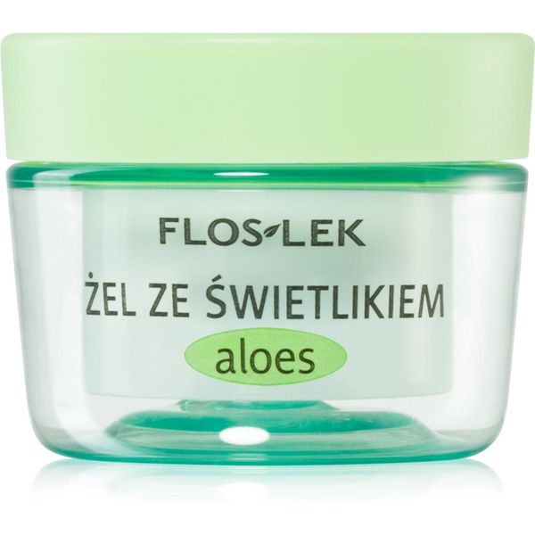 FlosLek Laboratorium FlosLek Laboratorium Eye Care гел за околоочната зона с очанка и алое вера 10 гр.