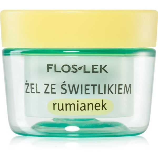 FlosLek Laboratorium FlosLek Laboratorium Eye Care гел за околоочната зона с очанка и лайка 10 гр.
