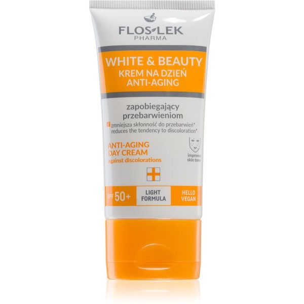 FlosLek Pharma FlosLek Pharma White & Beauty дневен крем против пигментни петна SPF 50+ 30 мл.