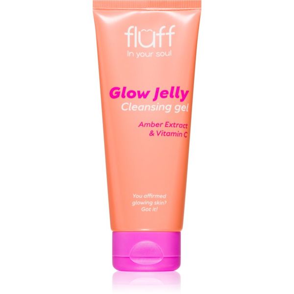 Fluff Fluff Glow Jelly почистващ гел за лице с витамин С 100 мл.