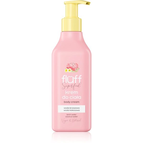 Fluff Fluff Superfood Banana & Watermelon крем-грижа за тяло Birch Water & Coconut Water 200 мл.
