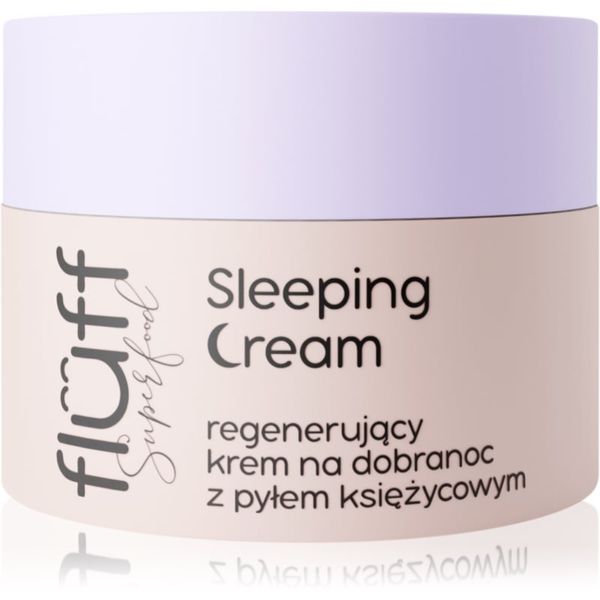 Fluff Fluff Superfood Sleeping Cream нощен регенериращ крем Moonmilk 50 мл.