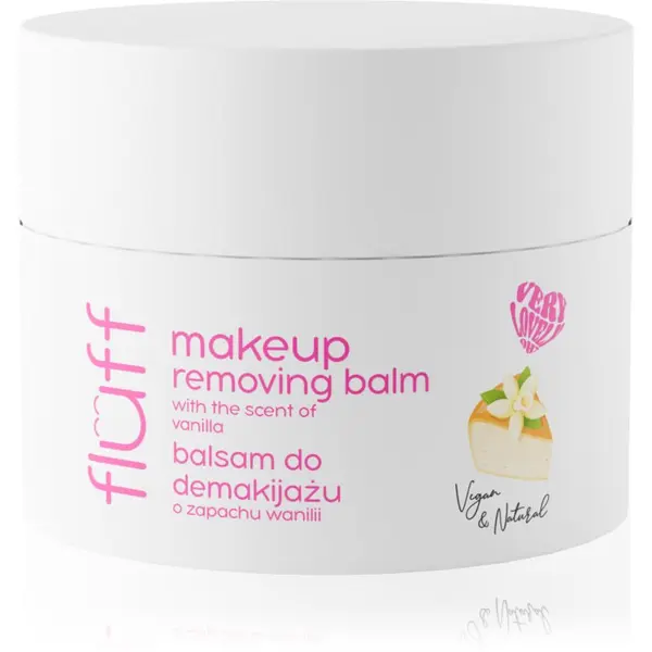 Fluff Fluff Vanilla балсам за почистване и премахване на грим 50 мл.