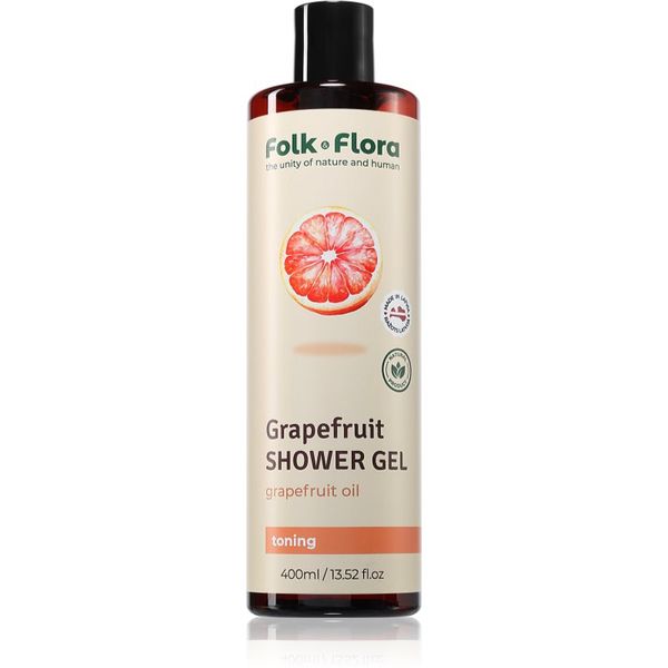 Folk & Flora Folk & Flora Grapefruit освежаващ душ гел 400 мл.