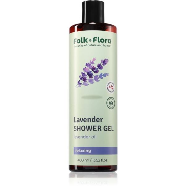 Folk & Flora Folk & Flora Lavender релаксиращ душ гел 400 мл.