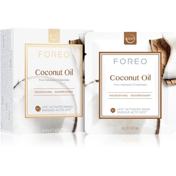 FOREO FOREO UFO™ Coconut Oil дълбоко подхранваща маска 6x6 гр.