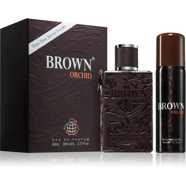 Fragrance World Fragrance World Brown Orchid подаръчен комплект за мъже 1 бр.