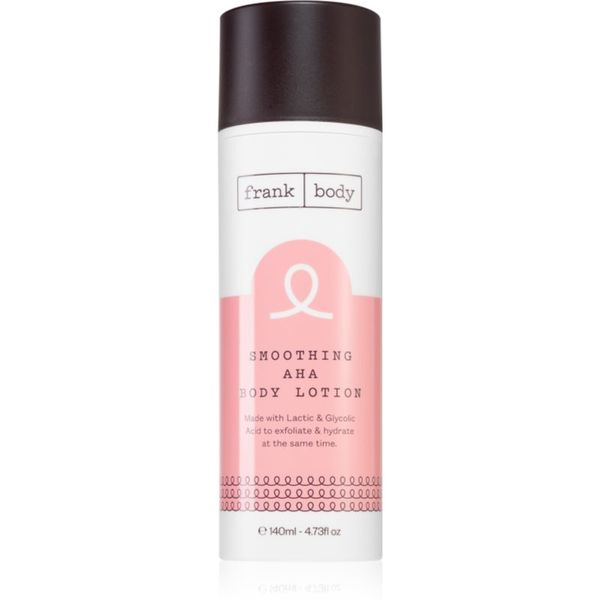 Frank Body Frank Body Smoothing AHA Хидратиращ и подхранващ крем с млечна киселина 140 мл.
