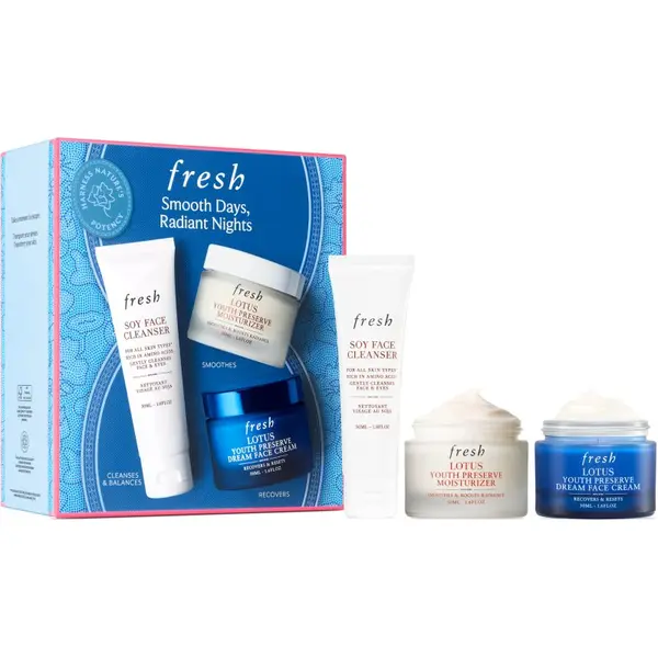 fresh fresh Smooth Days, Radiant Nights комплект за грижа за лицето