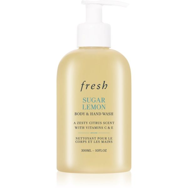 fresh fresh Sugar Lemon Body & Hand Wash средство за почистване за тяло 300 мл.