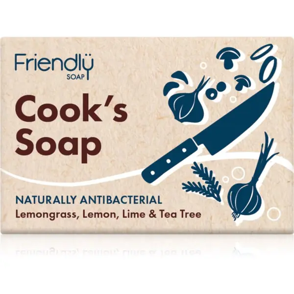 Friendly Soap Friendly Soap Cook's Soap естествен твърд сапун за ръце 95 гр.
