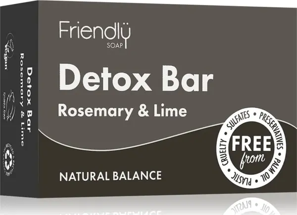 Friendly Soap Friendly Soap Detox Bar Rosemary & Lime натурален сапун 95 гр.