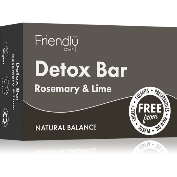 Friendly Soap Friendly Soap Detox Bar Rosemary & Lime натурален сапун 95 гр.