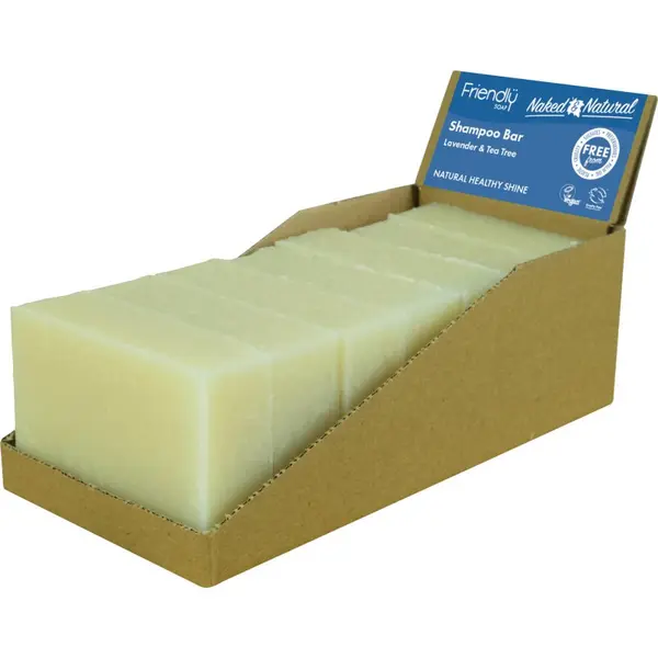 Friendly Soap Friendly Soap Natural Shampoo Bar Lavender and Tea Tree натурален сапун За коса 7x95 гр.