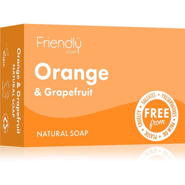 Friendly Soap Friendly Soap Natural Soap Orange & Grapefruit натурален сапун 95 гр.