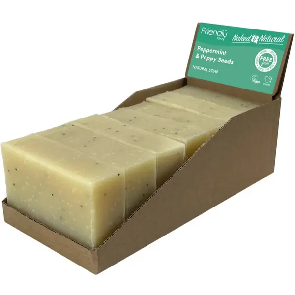 Friendly Soap Friendly Soap Natural Soap Peppermint & Poppy Seeds натурален сапун 7x95 гр.