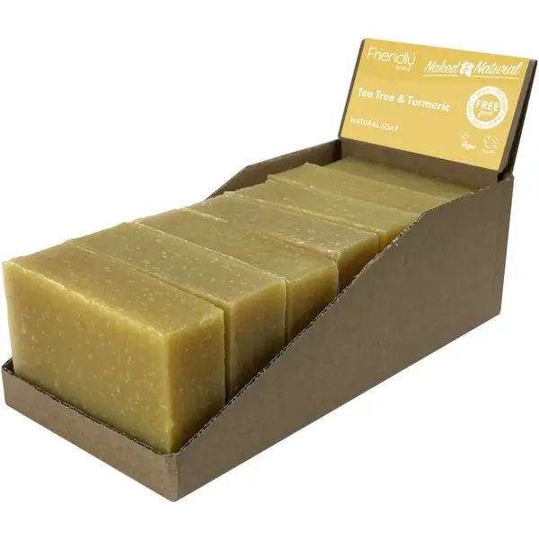 Friendly Soap Friendly Soap Natural Soap Tea Tree & Turmeric натурален сапун 7x95 гр.