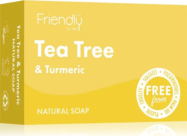 Friendly Soap Friendly Soap Natural Soap Tea Tree & Turmeric натурален сапун 95 гр.
