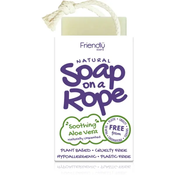 Friendly Soap Friendly Soap Soap on a Rope Aloe Vera натурален сапун 95 гр.