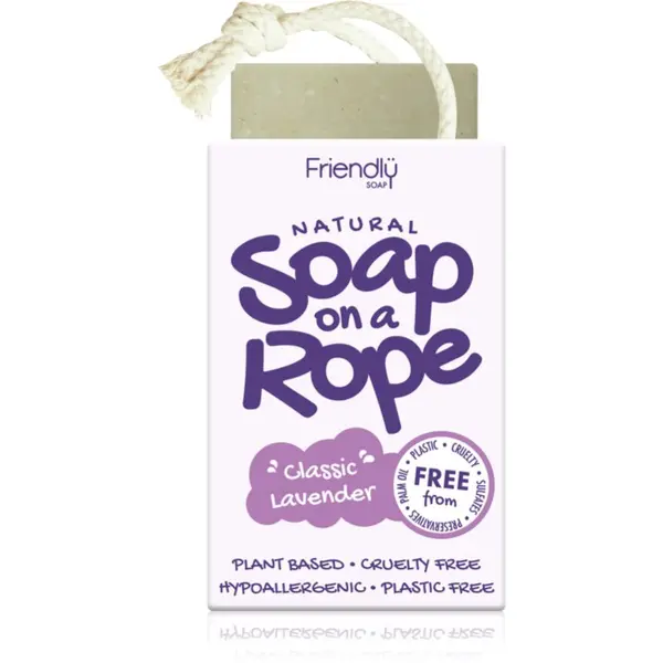 Friendly Soap Friendly Soap Soap on a Rope Lavender натурален сапун 95 гр.