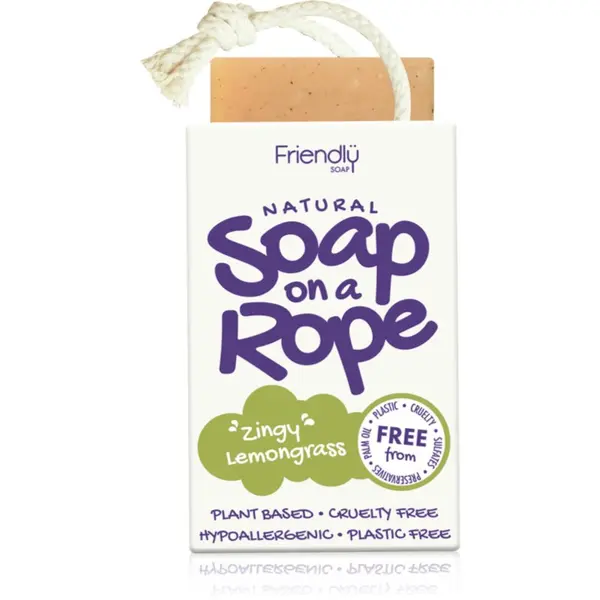 Friendly Soap Friendly Soap Soap on a Rope Lemongrass натурален сапун 95 гр.