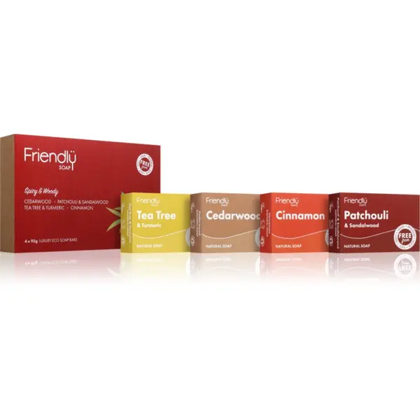 Friendly Soap Friendly Soap Spicy & Woody подаръчен комплект