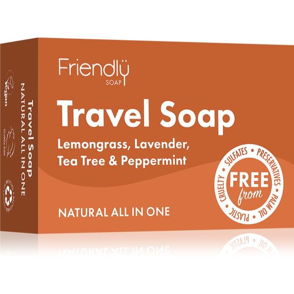 Friendly Soap Friendly Soap Travel Soap Hair & Body натурален сапун за тяло и коса 95 гр.