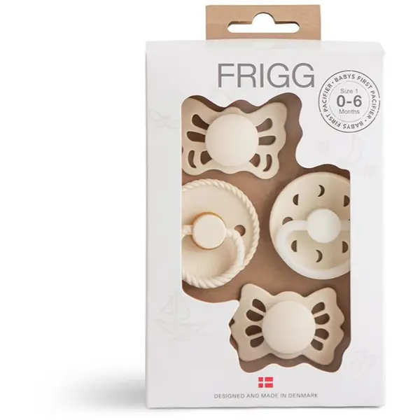 FRIGG FRIGG Baby's First Pacifier​ Moonlight Sailing биберон Cream