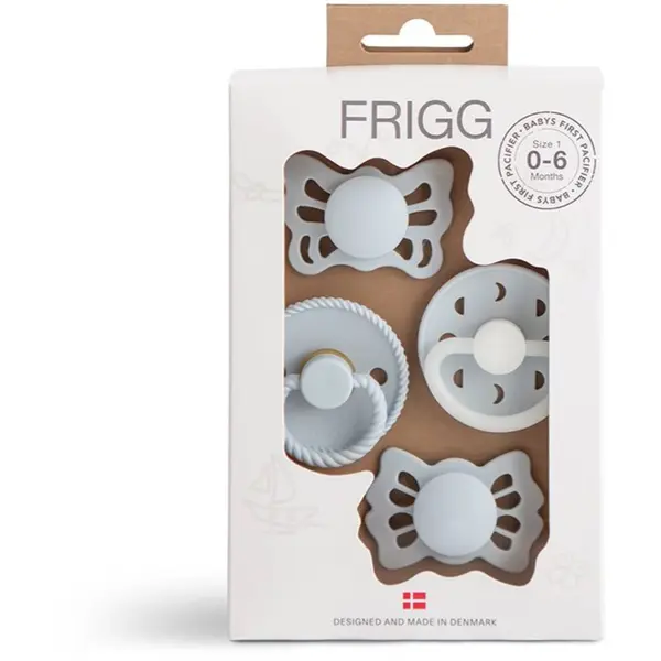 FRIGG FRIGG Baby's First Pacifier​ Moonlight Sailing биберон Powder Blue